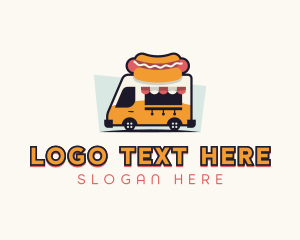 Hot Dog Food Truck logo design