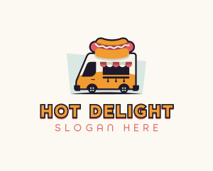 Hot Dog Food Truck logo design