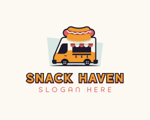 Hot Dog Food Truck logo design