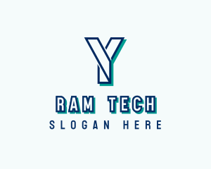 Generic Tech Letter Y logo design