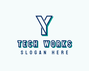 Generic Tech Letter Y logo design