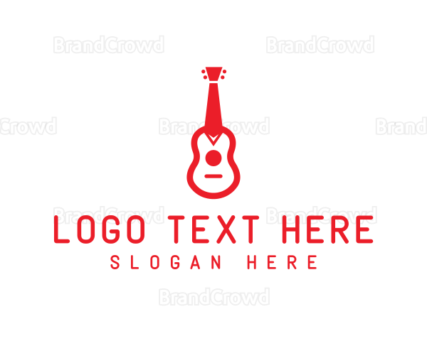 Business Tie Guitar Logo