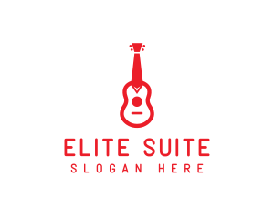 Business Tie Guitar logo design