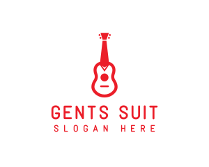 Business Tie Guitar logo design