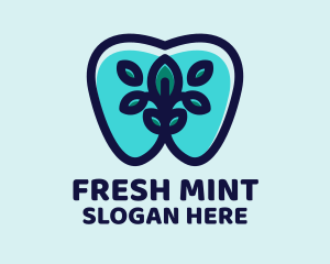 Mint - Clean Mint Tooth logo design