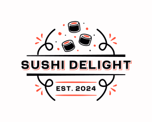 Sushi - Japanese Sushi Restaurant logo design