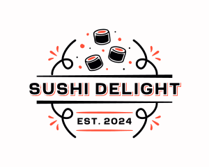 Japanese Sushi Restaurant logo design