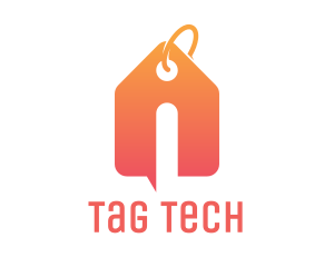 Tag - Orange Tag House logo design