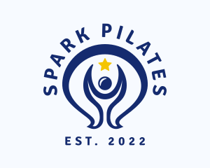 Human Fitness Star Trainer logo design