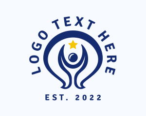 Welfare - Human Fitness Star Trainer logo design