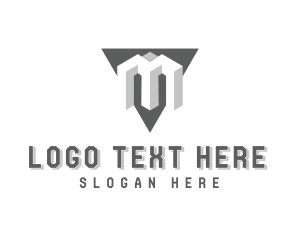 Corporate - Architecture Geometric Letter M logo design