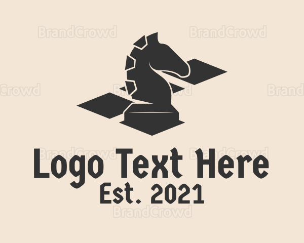 Horse Chess Piece Logo