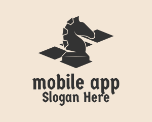 Horse Chess Piece Logo