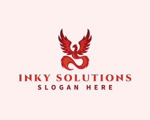 Phoenix Infinity Bird logo design