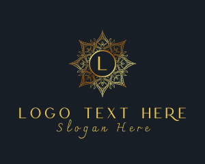 Interior Designer - Golden Mandala Boutique logo design