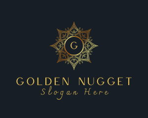 Golden Mandala Boutique logo design