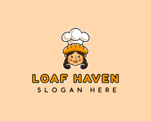 Loaf - Bread Bakery Chef logo design