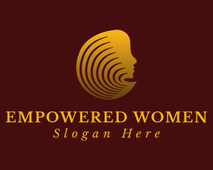 Woman Hair Spa logo design