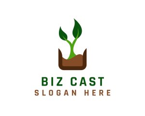 Tree Planting - Natural Organic Plant logo design