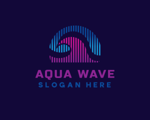 Sound Wave Equalizer logo design