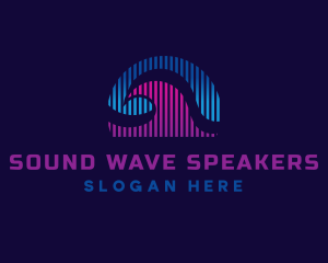 Sound Wave Equalizer logo design