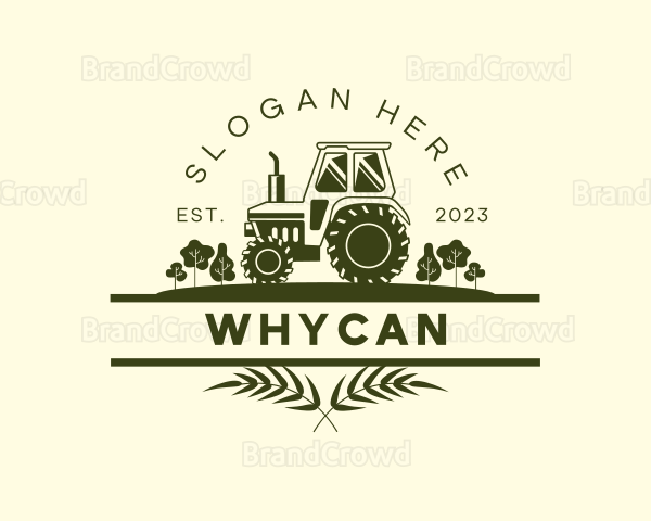 Countryside Tractor Farming Logo