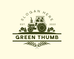 Cultivating - Countryside Tractor Farming logo design