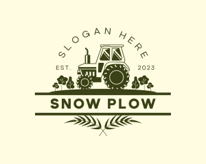 Countryside Tractor Farming logo design