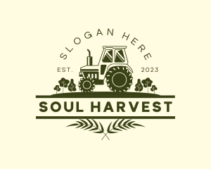 Countryside Tractor Farming logo design