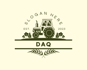 Truck - Countryside Tractor Farming logo design