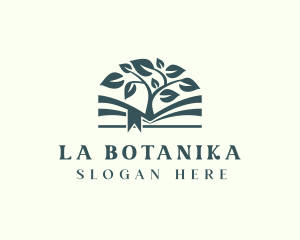 Learning - Educational Book Tree logo design