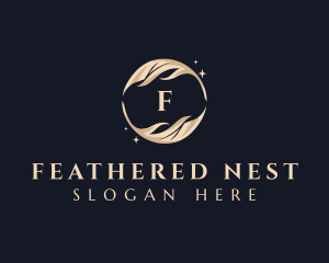 Elegant Feather Quill logo design