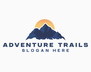 Mountain Adventure Hiking logo design