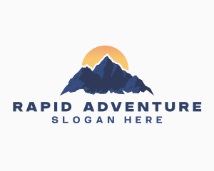 Mountain Adventure Hiking logo design