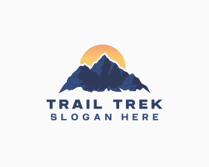 Hiking - Mountain Adventure Hiking logo design