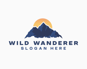 Mountain Adventure Hiking logo design