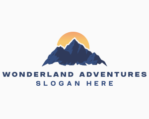 Mountain Adventure Hiking logo design