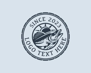 Marine - Bait and Tackle Fishery logo design
