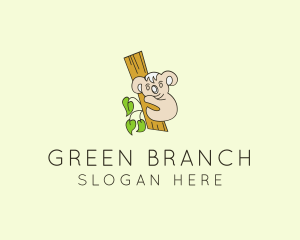 Branch - Forest Branch Koala logo design