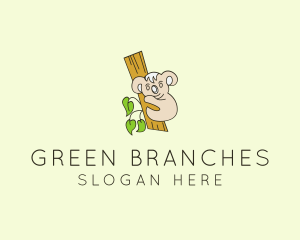 Forest Branch Koala logo design