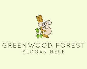 Forest Branch Koala logo design