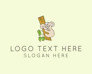 Rehabilitation - Forest Branch Koala logo design