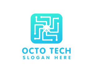 Octopus Tech Software  logo design