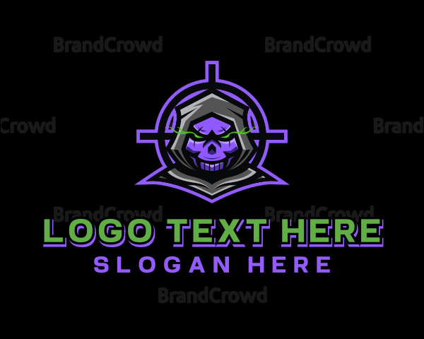 Evil Skull Wizard Logo