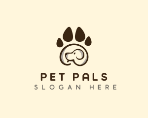 Pet Paw Puppy logo design