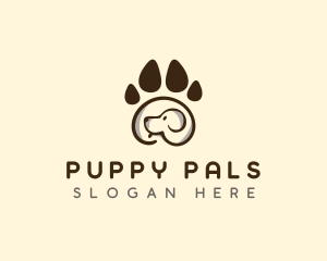 Pet Paw Puppy logo design