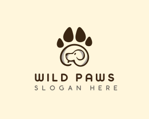 Pet Paw Puppy logo design