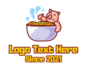 Delicious - Delicious Pork Noodles logo design