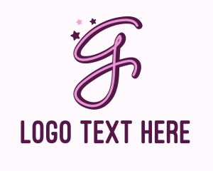 Actress - Star Letter G logo design