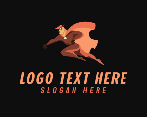 Cape - Hero Cosplay Man logo design